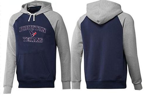 NFL Men's Nike Houston Texans Heart & Soul Pullover Hoodie - Navy/Grey